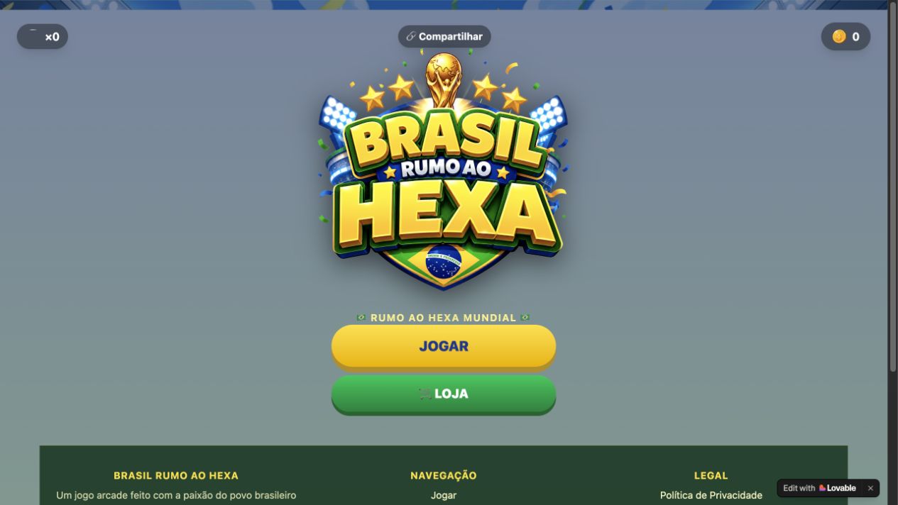 Projeto Brasil rumo ao Hexa